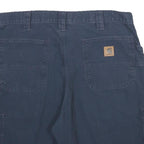 CARHARTT Mens Shorts Blue Casual L W36 Durable Cotton Workwear