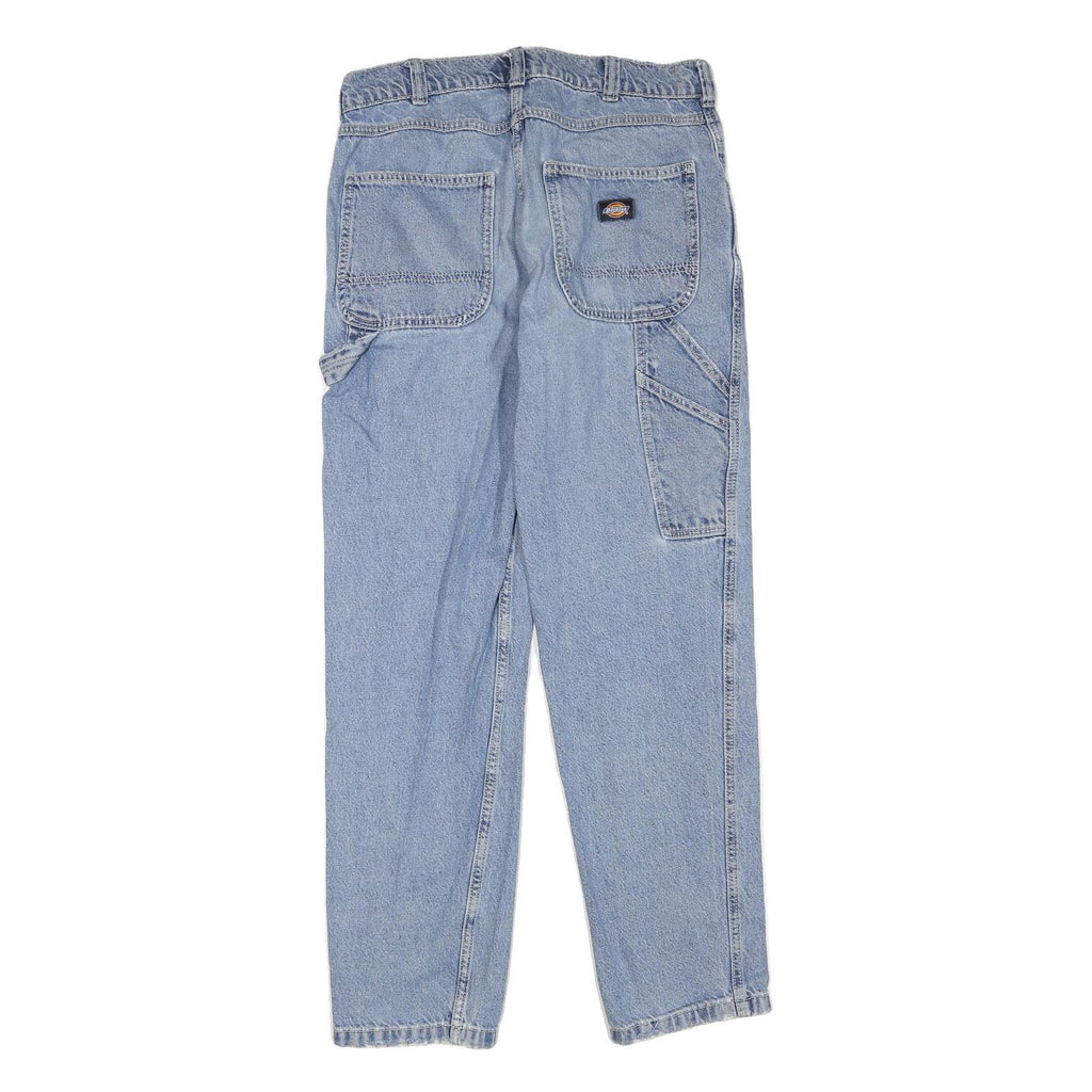 DICKIES Womens Regular Fit Light Blue Denim Jeans W30 L32 Workwear Style