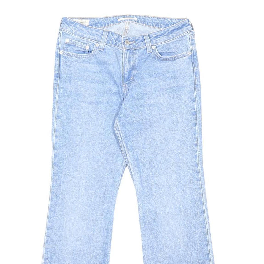 LEVI'S Big E Womens Jeans Light Blue Regular Straight Denim W28 L28 Classic Fit