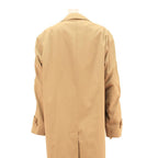 FILADOR Mens Beige Cotton Blend Button Jacket L Classic Plain Timeless Design