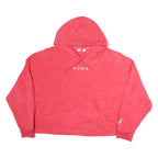 PUMA Womens Pink Pullover Hoodie XL Soft Polyester Casual Wear