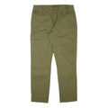 CHICOREE Womens Cotton Blend Slim Fit Olive Cargo Trousers W32 L27 Casual