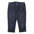 TOMMY HILFIGER Womens Relaxed Dark Denim Jeans W34 L21 Zip Cotton Blend