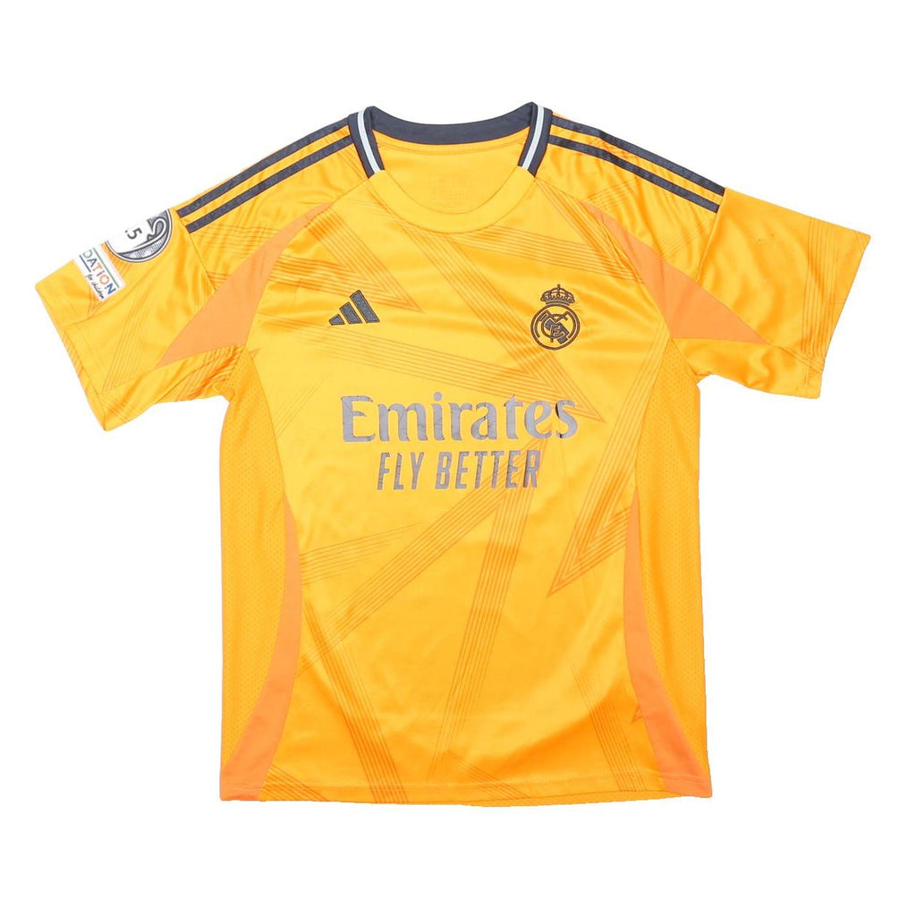 ADIDAS Real Madrid 24/25 Away Mens Yellow Mbappé Football Jeresey M Short Sleeve