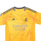 ADIDAS Real Madrid 24/25 Away Mens Yellow Mbappé Football Jeresey M Short Sleeve