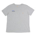 CARHARTT Womens Grey Cotton Blend Logo Pocket T-Shirt L Short Sleeve Crew Neck