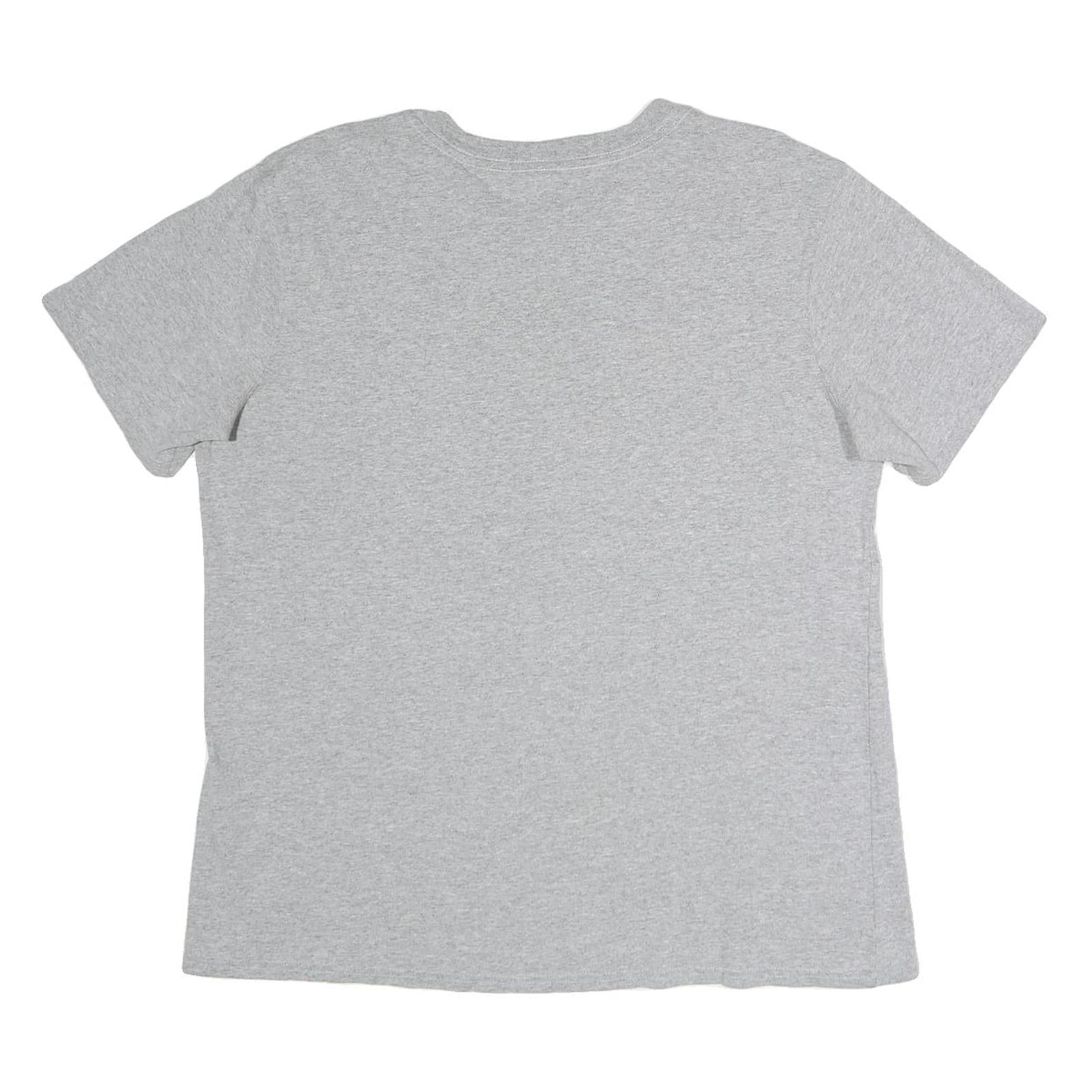 CARHARTT Womens Grey Cotton Blend Logo Pocket T-Shirt L Short Sleeve Crew Neck