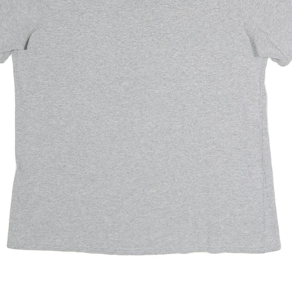 CARHARTT Womens Grey Cotton Blend Logo Pocket T-Shirt L Short Sleeve Crew Neck