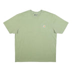 CARHARTT Mens Green Cotton T-Shirt Pocket XL Casual Short Sleeve Crew Neck