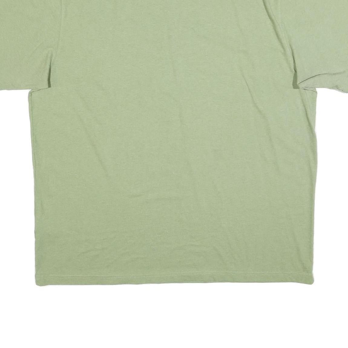CARHARTT Mens Green Cotton T-Shirt Pocket XL Casual Short Sleeve Crew Neck