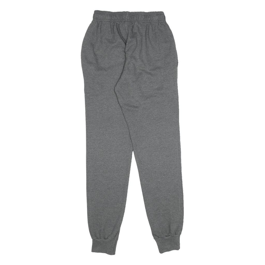 CHAMPION Womens Joggers Grey Slim Tapered S W21 L31 Logo Print Cotton Blend
