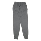 CHAMPION Womens Joggers Grey Slim Tapered S W21 L31 Logo Print Cotton Blend