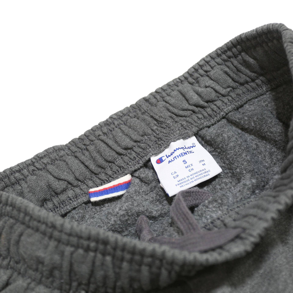 CHAMPION Womens Joggers Grey Slim Tapered S W21 L31 Logo Print Cotton Blend