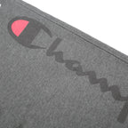 CHAMPION Womens Joggers Grey Slim Tapered S W21 L31 Logo Print Cotton Blend
