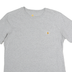 CARHARTT Womens Grey Plain T-Shirt M Short Sleeve Crew Neck Cotton Casual