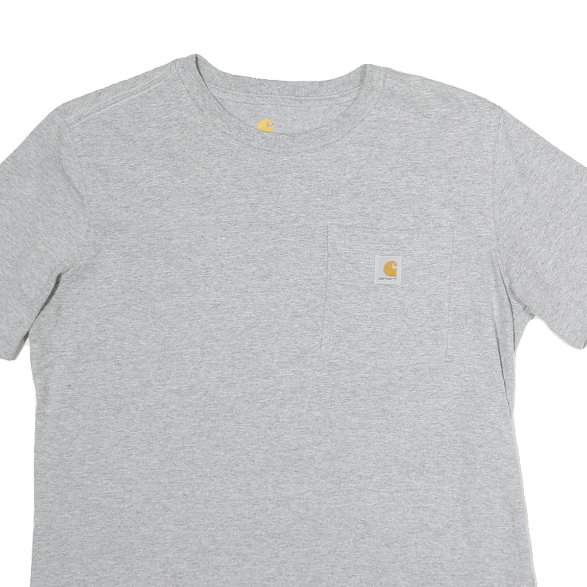 CARHARTT Womens Grey Plain T-Shirt M Short Sleeve Crew Neck Cotton Casual