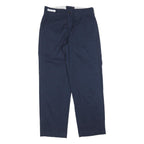 RED KAP Mens Cotton Blend Navy Relaxed Straight Trousers W30 L30 Workwear