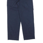 RED KAP Mens Cotton Blend Navy Relaxed Straight Trousers W30 L30 Workwear