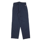 RED KAP Mens Cotton Blend Navy Relaxed Straight Trousers W30 L30 Workwear