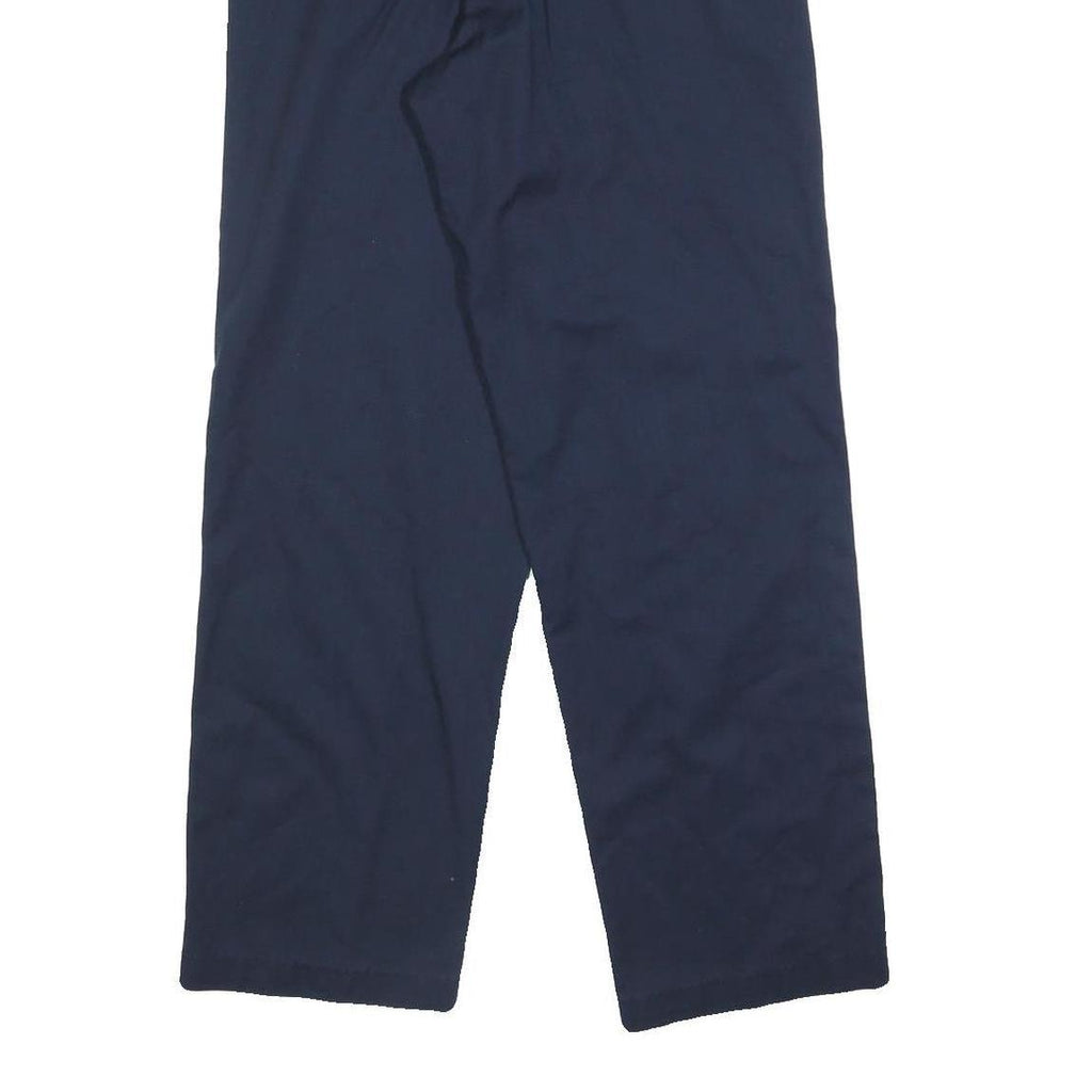 RED KAP Mens Cotton Blend Navy Relaxed Straight Trousers W30 L30 Workwear