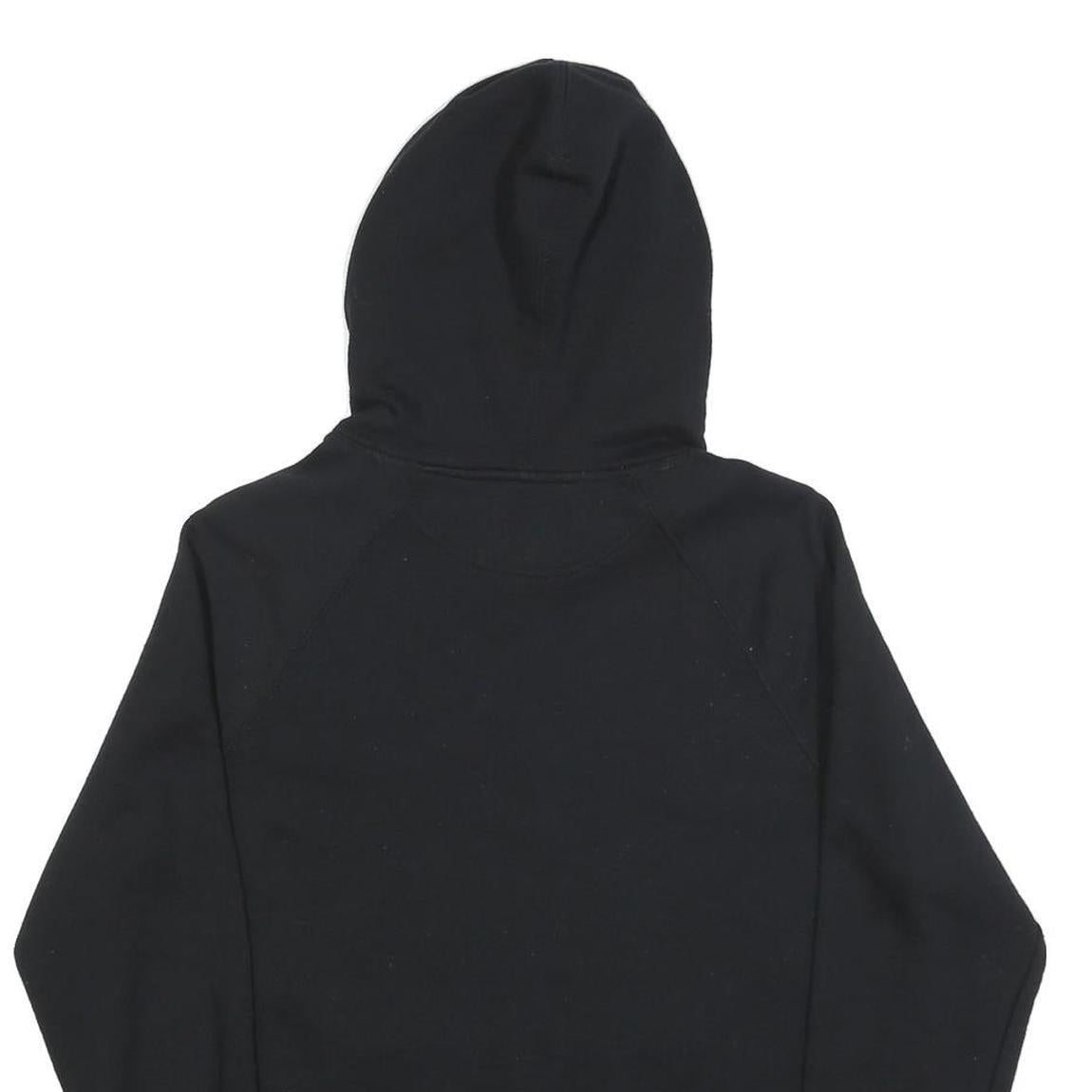 CHAMPION Mens Black Hoodie M Cotton Blend Pullover Logo Sweatshirt