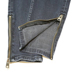 ALL SAINTS Womens Jeans Blue Slim Skinny Denim Medium W28 L28 Zip Closure