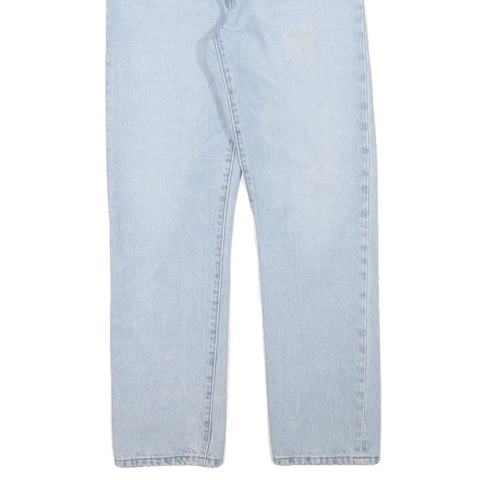 LEVI'S 501 Womens Jeans Light Blue Regular Straight Denim Rinse W26 L27