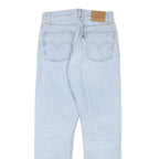 LEVI'S 501 Womens Jeans Light Blue Regular Straight Denim Rinse W26 L27