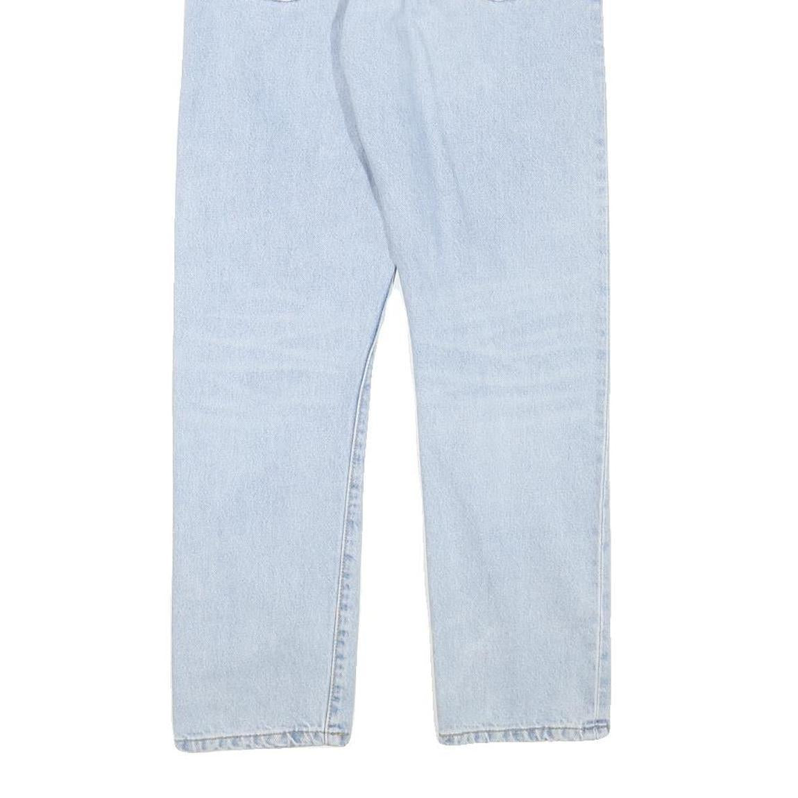 LEVI'S 501 Womens Jeans Light Blue Regular Straight Denim Rinse W26 L27