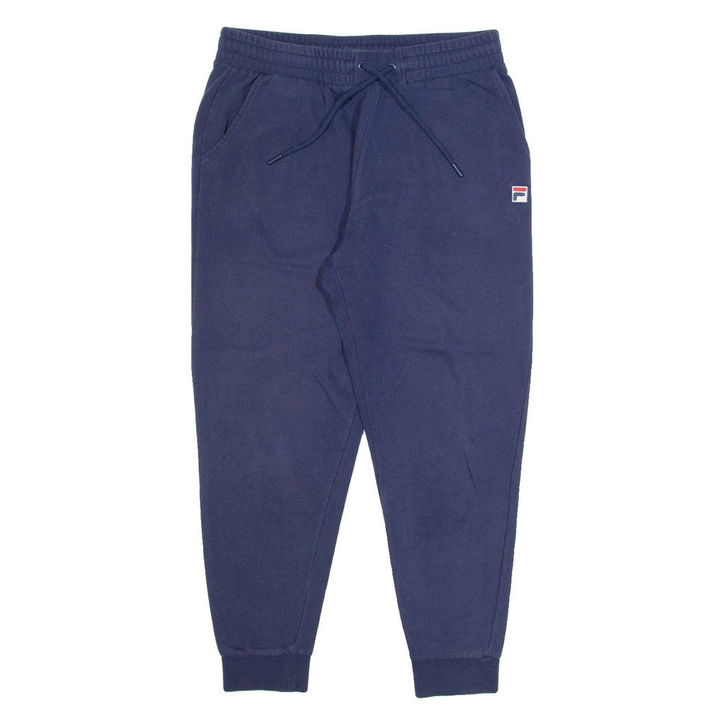 FILA Mens Joggers Blue Tapered L W30 L27