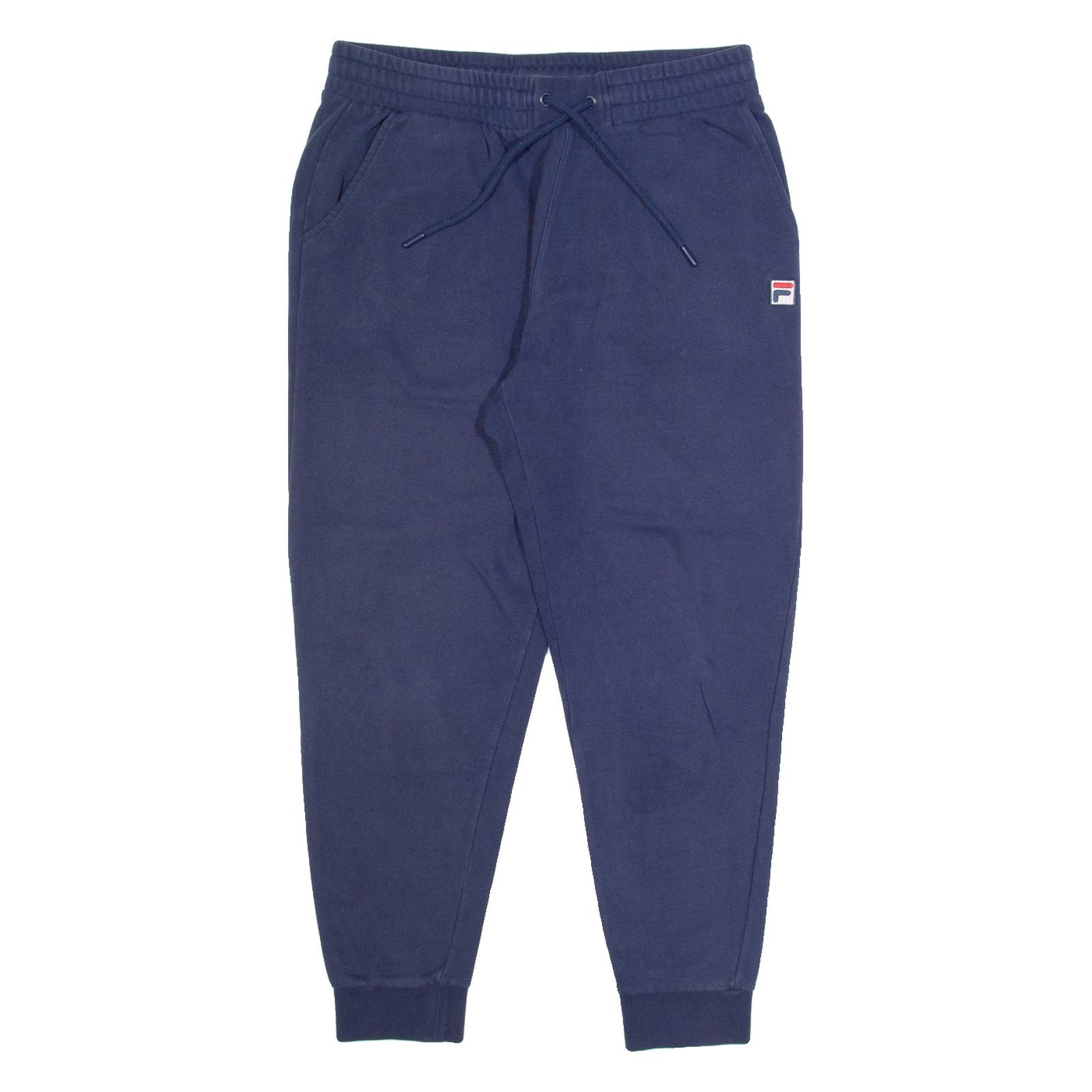 FILA Mens Joggers Blue Tapered L W30 L27