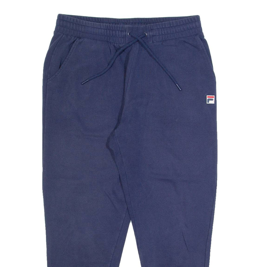FILA Mens Joggers Blue Tapered L W30 L27