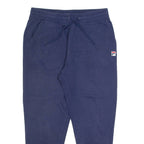 FILA Mens Joggers Blue Tapered L W30 L27