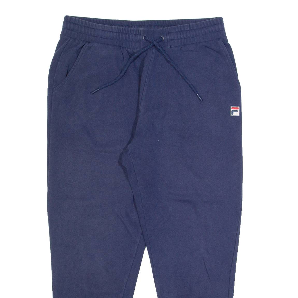 FILA Mens Joggers Blue Tapered L W30 L27
