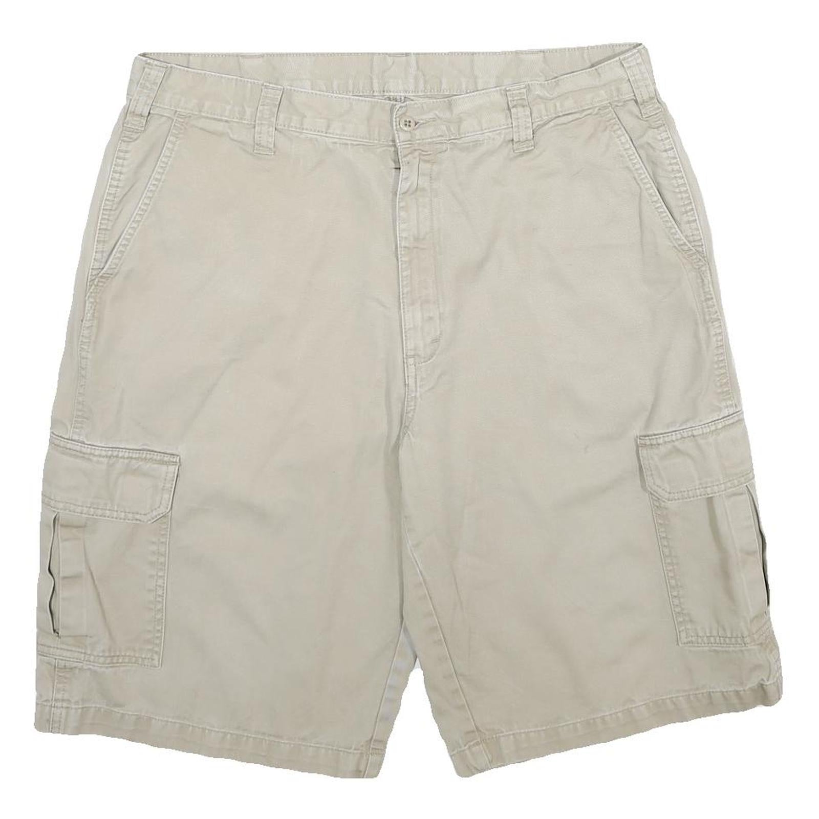 DICKIES Mens Shorts Beige Cargo Cotton L W34 Durable Workwear Pocketed