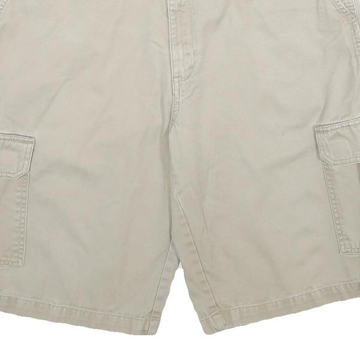 DICKIES Mens Shorts Beige Cargo Cotton L W34 Durable Workwear Pocketed