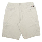 DICKIES Mens Shorts Beige Cargo Cotton L W34 Durable Workwear Pocketed