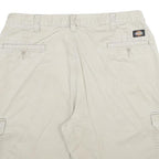 DICKIES Mens Shorts Beige Cargo Cotton L W34 Durable Workwear Pocketed
