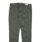 NAF NAF Womens Cotton Blend Slim Green Trousers W30 L28 Zip Casual Stylish
