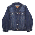 LEVI'S Boys Blue Denim Jacket 6Y Cotton Button Casual Classic Style