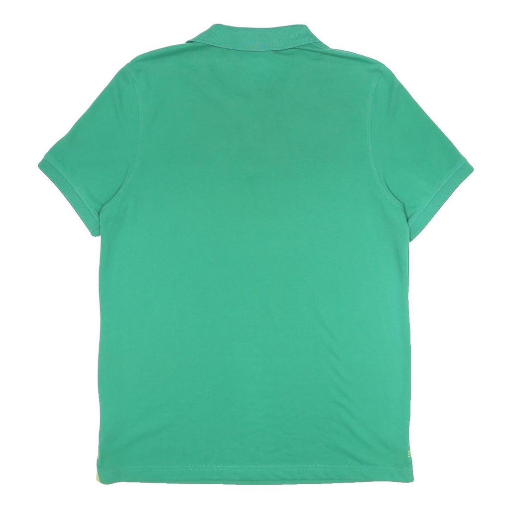 CANTERBURY Mens Green Polo Shirt L IRFU Rugby Short Sleeve
