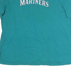 NIKE Womens Teal Mariners Graphic T-Shirt 2XL Short Sleeve Crew Neck Griffey 24