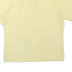 SPORTSWEAR Mens Yellow Shirt L Polyester Blend Short Sleeve Casual