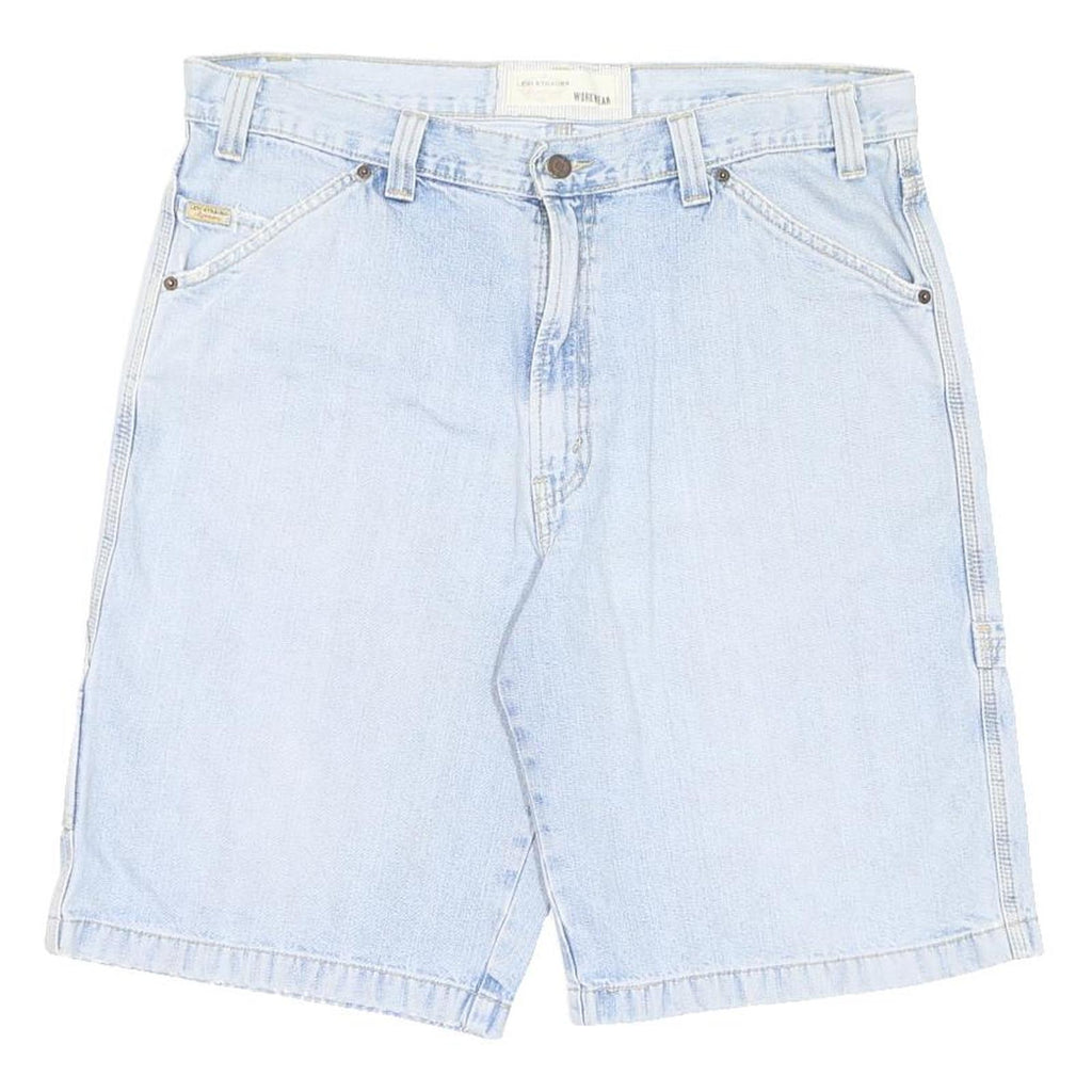 LEVI'S Mens Shorts Blue Denim Casual XL W40 Relaxed Fit Cotton