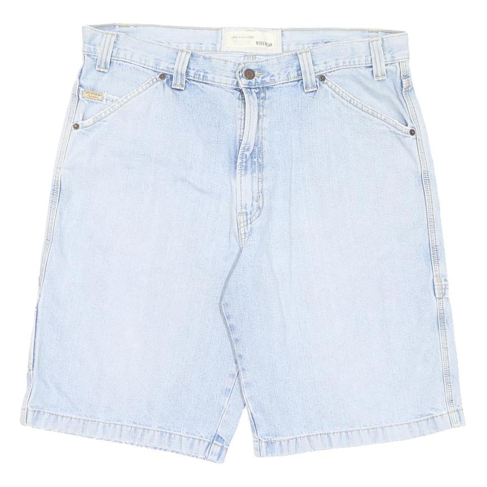 LEVI'S Mens Shorts Blue Denim Casual XL W40 Relaxed Fit Cotton