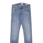 GUESS Mens Slim Blue Denim Skinny Jeans Cotton Blend W29 L32 Stylish Zip Closure