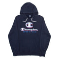 CHAMPION Mens Blue Hoodie M