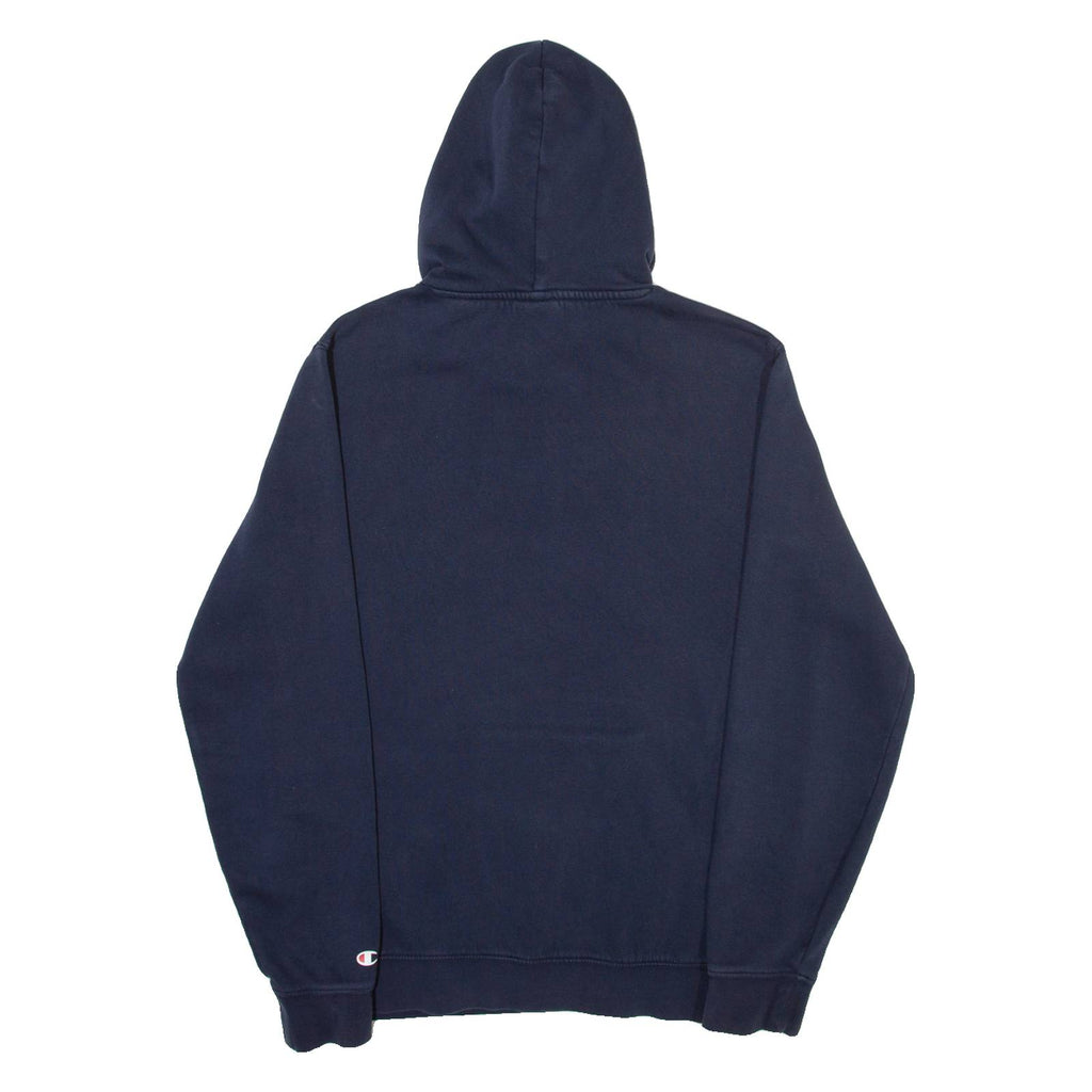 CHAMPION Mens Blue Hoodie M