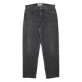 LEVI'S Signature Mens Straight Black Cotton Blend Denim Medium W33 L29 Zip