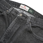 LEVI'S Signature Mens Straight Black Cotton Blend Denim Medium W33 L29 Zip